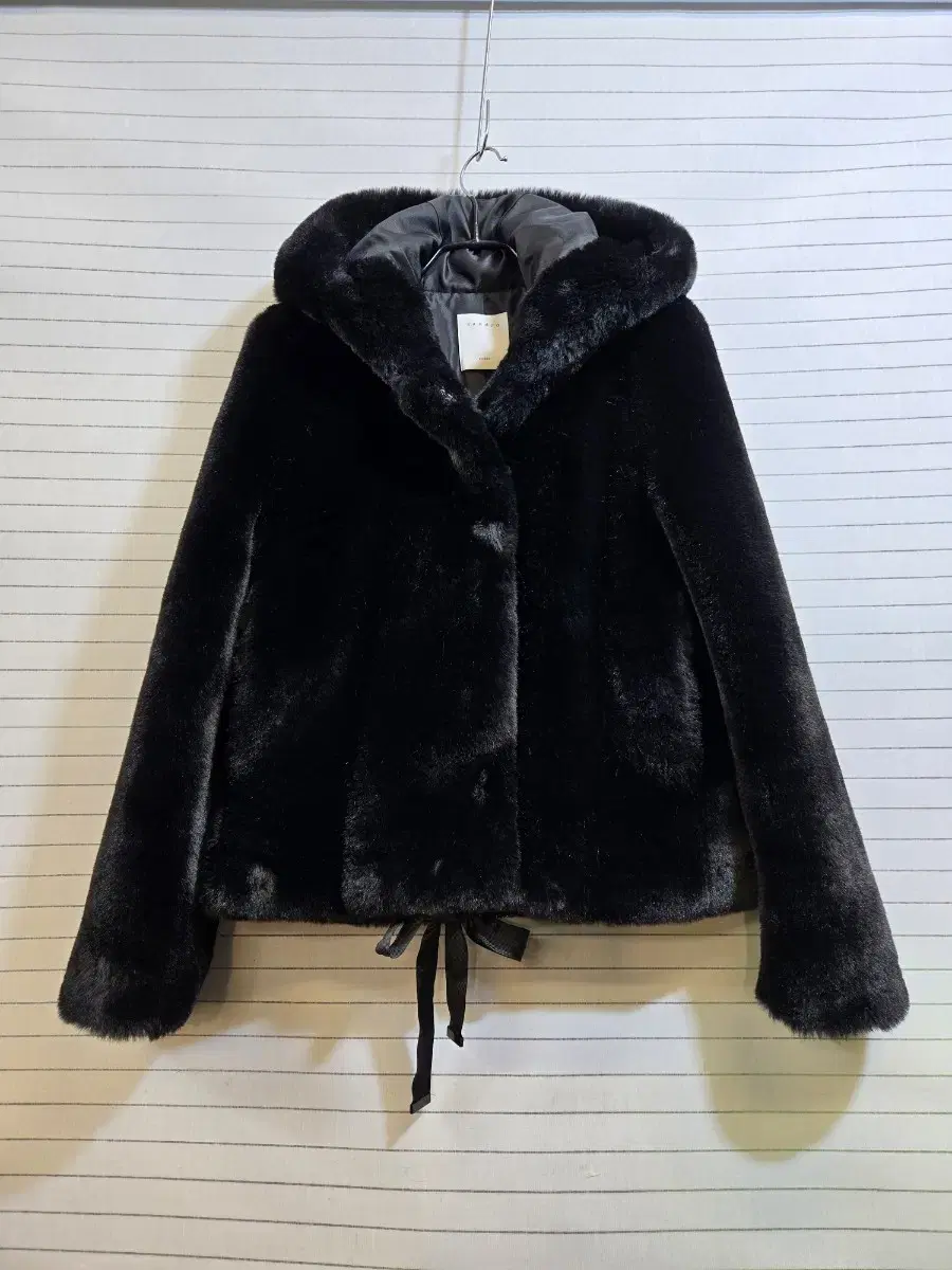 sandro faux fur 자켓